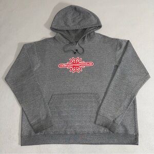 Vintage 90s Aeropostale Charcoal Hoodie XXL Sweatshirt Skater Hip Hop Streetwear